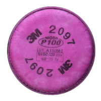 3M 2097 P100 Particulate Filter
