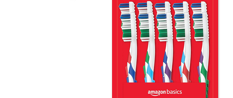 Amazon Basics Clean Plus Toothbrushes