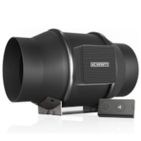 AC Infinity CLOUDLINE PRO S6, 6” Inline Fan 