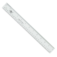 ALVIN 18" Clear Acrylic Ruler